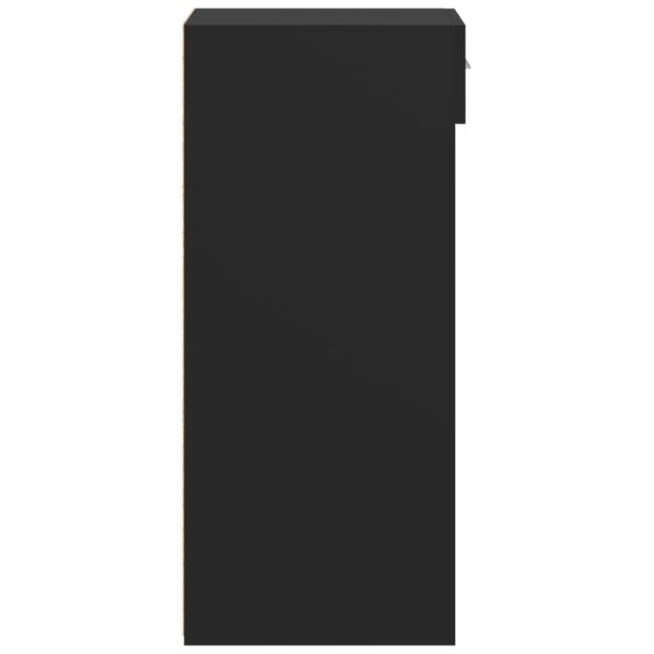 vidaXL Komoda čierna 45x42,5x93 cm kompozitné drevo – Obrázok 5