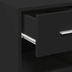 vidaXL Komoda čierna 45x42,5x93 cm kompozitné drevo – Obrázok 8