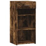 vidaXL Komoda dymový dub 45x42,5x93 cm kompozitné drevo – Obrázok 2