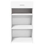 vidaXL Komoda biela 50x42,5x93 cm kompozitné drevo – Obrázok 4