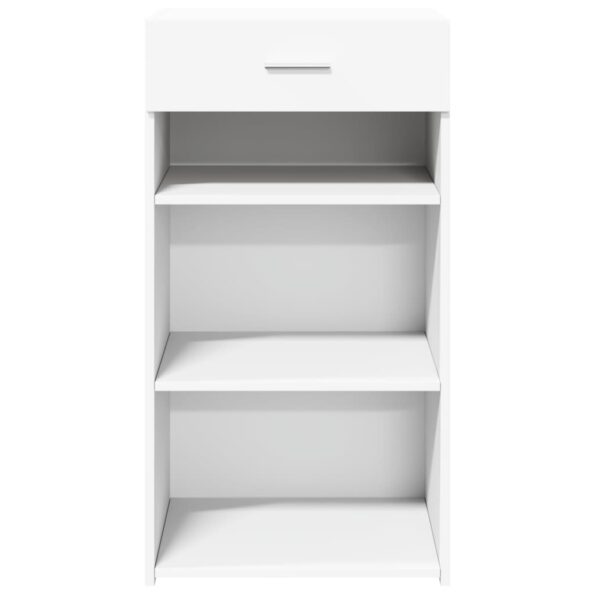 vidaXL Komoda biela 50x42,5x93 cm kompozitné drevo – Obrázok 4