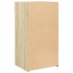vidaXL Komoda dub sonoma 50x42,5x93 cm spracované drevo – Obrázok 6