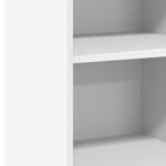 vidaXL Komoda biela 45x41x93 cm spracované drevo – Obrázok 7