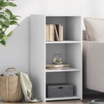 vidaXL Komoda biela 45x41x93 cm spracované drevo