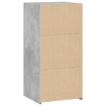 vidaXL Komoda betónovo sivá 45x41x93 cm kompozitné drevo – Obrázok 6