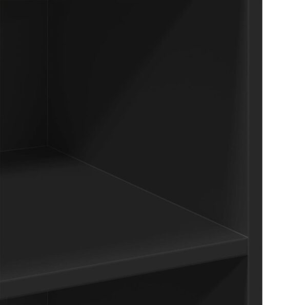 vidaXL Komoda čierna 70x41x93 cm kompozitné drevo – Obrázok 7