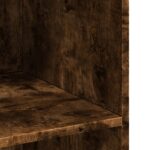 vidaXL Komoda, tmavý dub 70x41x93 cm kompozitné drevo – Obrázok 7