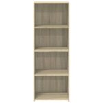 vidaXL Vysoká skrinka dub sonoma 45x41x124 cm kompozitné drevo – Obrázok 4