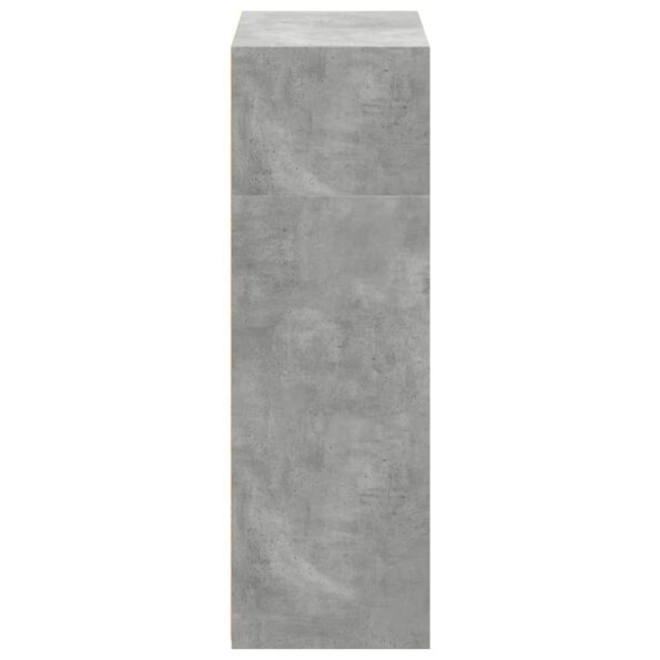 vidaXL Vysoká skrinka betónovo sivá 70x41x124 cm kompozitné drevo – Obrázok 5