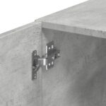 vidaXL Úzka úložná skrinka betónová 30x42,5x225 cm kompozitné drevo – Obrázok 10