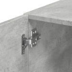 vidaXL Úzka úložná skrinka betónová 40x42,5x225 cm kompozitné drevo – Obrázok 10