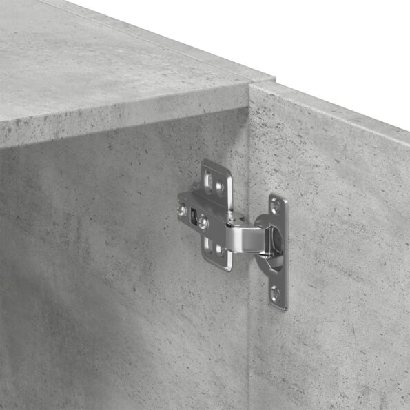 vidaXL Úložná skrinka betónovo sivá 70x42,5x225 cm kompozitné drevo – Obrázok 11