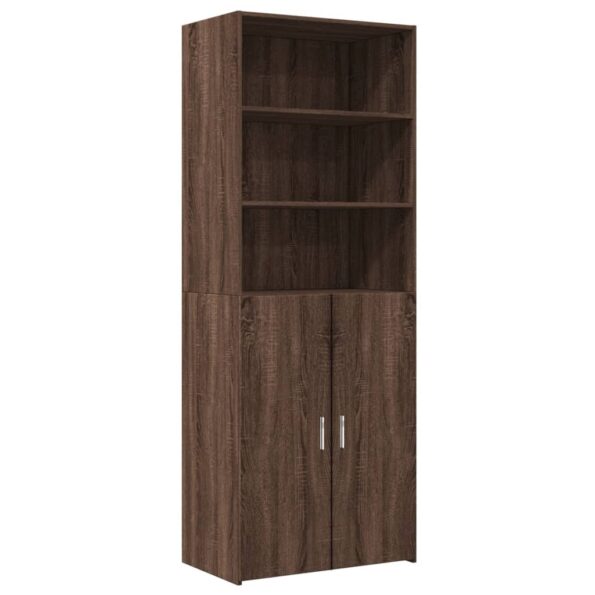 VXL8721102654664_a_en_hd_1.jpg vidaXL Vysoká skrinka hnedý dub 70x42,5x185 cm kompozitné drevo – Obrázok 2