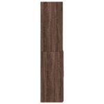 vidaXL Vysoká skrinka hnedý dub 70x42,5x185 cm kompozitné drevo – Obrázok 5