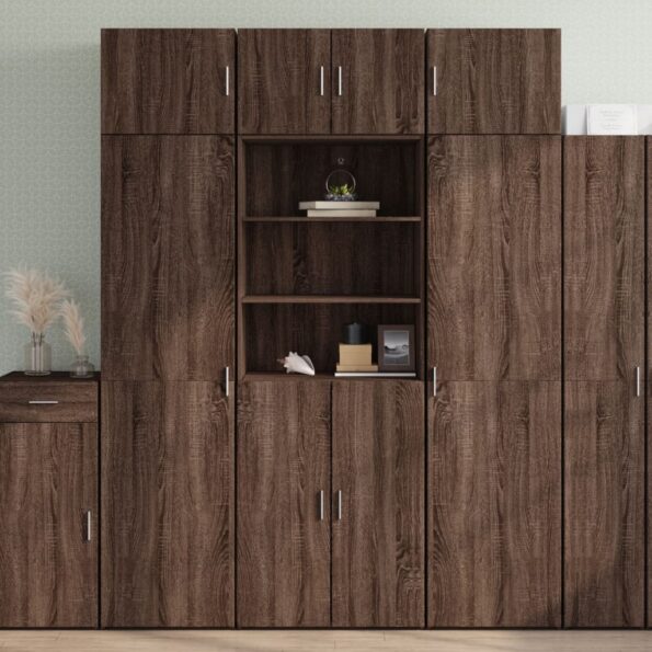 VXL8721102654664_m_en_hd_1.jpg vidaXL Vysoká skrinka hnedý dub 70x42,5x185 cm kompozitné drevo – Obrázok 1