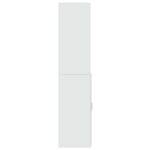 vidaXL Vysoká skrinka biela 80x42,5x185 cm kompozitné drevo – Obrázok 5