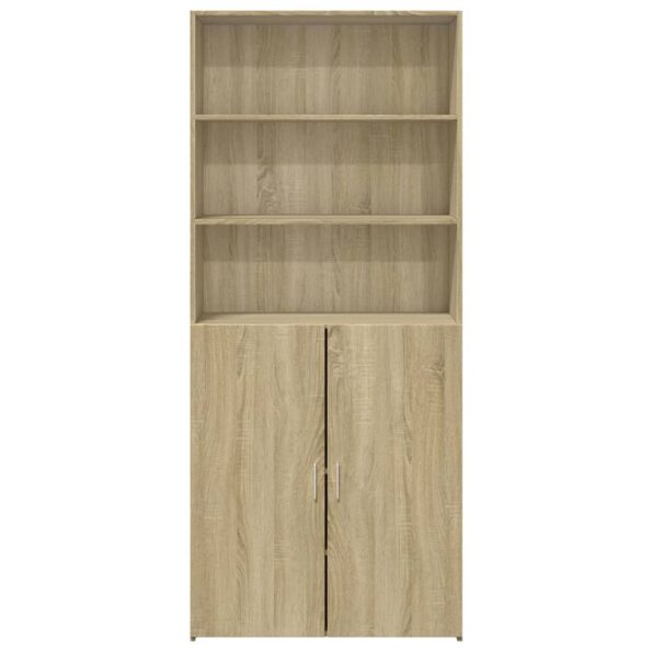 VXL8721102654695_g_en_hd_2.jpg vidaXL Vysoká skrinka dub sonoma 80x42,5x185 cm kompozitné drevo – Obrázok 4
