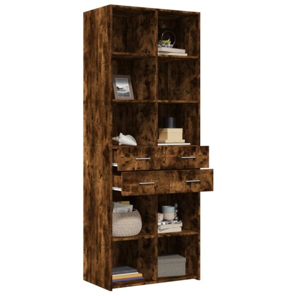 VXL8721102655555_g_en_hd_1.jpg vidaXL Vysoká skrinka dymový dub 70x42,5x185 cm kompozitné drevo – Obrázok 3