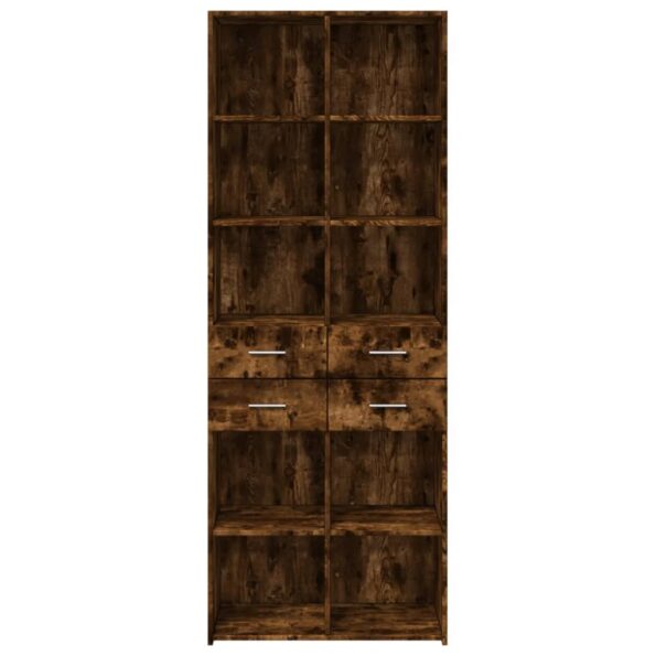 VXL8721102655555_g_en_hd_2.jpg vidaXL Vysoká skrinka dymový dub 70x42,5x185 cm kompozitné drevo – Obrázok 4