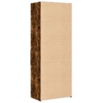 vidaXL Vysoká skrinka dymový dub 70x42,5x185 cm kompozitné drevo – Obrázok 6
