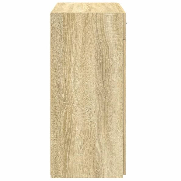 vidaXL Komoda, dub sonoma 80x42,5x93 cm, kompozitné drevo – Obrázok 5