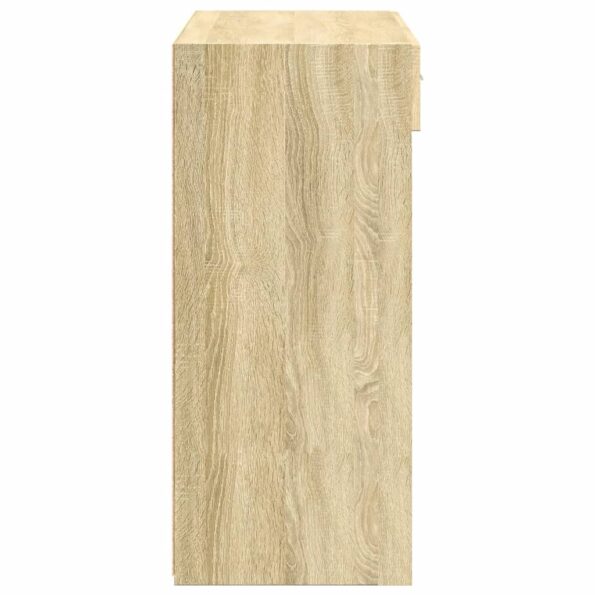 vidaXL Komoda, dub sonoma 80x42,5x93 cm, kompozitné drevo – Obrázok 5