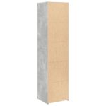 vidaXL Vysoká skrinka betónovosivá 45x41x185 cm kompozitné drevo – Obrázok 6