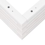 vidaXL Záhradný kvetináč biely 50x50x23 cm borovicový masív – Obrázok 8