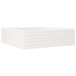 vidaXL Záhradný kvetináč biely 80x80x23 cm borovicový masív – Obrázok 7