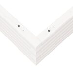 vidaXL Záhradný kvetináč biely 100x100x23 cm borovicový masív – Obrázok 8