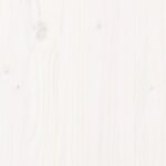 vidaXL Záhradný kvetináč biely 100x100x23 cm borovicový masív – Obrázok 9