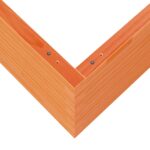 vidaXL Záhradný kvetináč voskovohnedý 80x80x45,5 cm masívna borovica – Obrázok 8