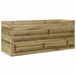 vidaXL Záhradný kvetináč 110x40x45,5 cm impregnovaná borovica – Obrázok 2