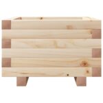vidaXL Záhradný kvetináč 40x40x26,5 cm masívna borovica – Obrázok 5