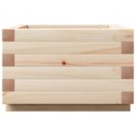 vidaXL Záhradný kvetináč 40x40x26,5 cm masívna borovica – Obrázok 6
