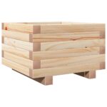 vidaXL Záhradný kvetináč 40x40x26,5 cm masívna borovica – Obrázok 7