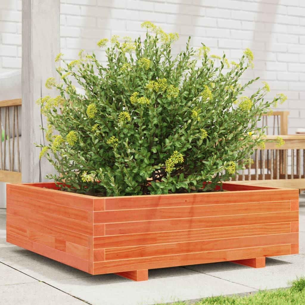 VXL8721102660337_m_en_hd_1.jpg vidaXL Záhradný kvetináč voskovohnedý 80x80x26,5 cm masívna borovica – Obrázok 1