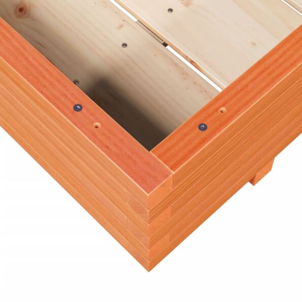 vidaXL Záhradný kvetináč voskovohnedý 90x60x26,5 cm masívna borovica – Obrázok 8