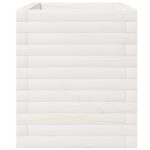 vidaXL Záhradný kvetináč biely 110x40x49,5 cm borovicový masív – Obrázok 6
