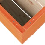 vidaXL Záhradný kvetináč voskovohnedý 90x60x49,5 cm masívna borovica – Obrázok 8