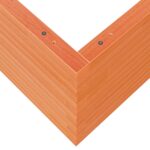 vidaXL Záhradný kvetináč voskovohnedý 90x90x46 cm masívna borovica – Obrázok 8