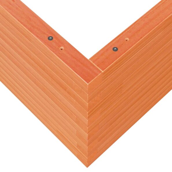 vidaXL Záhradný kvetináč voskovohnedý 90x90x46 cm masívna borovica – Obrázok 8