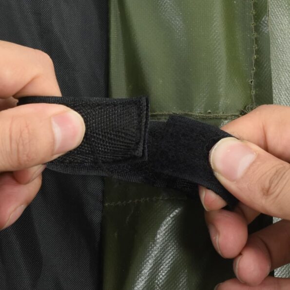 vidaXL Taška na rybárske prúty, tmavozelená 150 cm, oxfordská látka – Obrázok 5