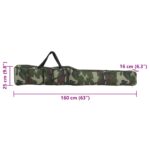 vidaXL Taška na rybárske prúty, zelený maskáč 160 cm, oxfordská látka – Obrázok 7