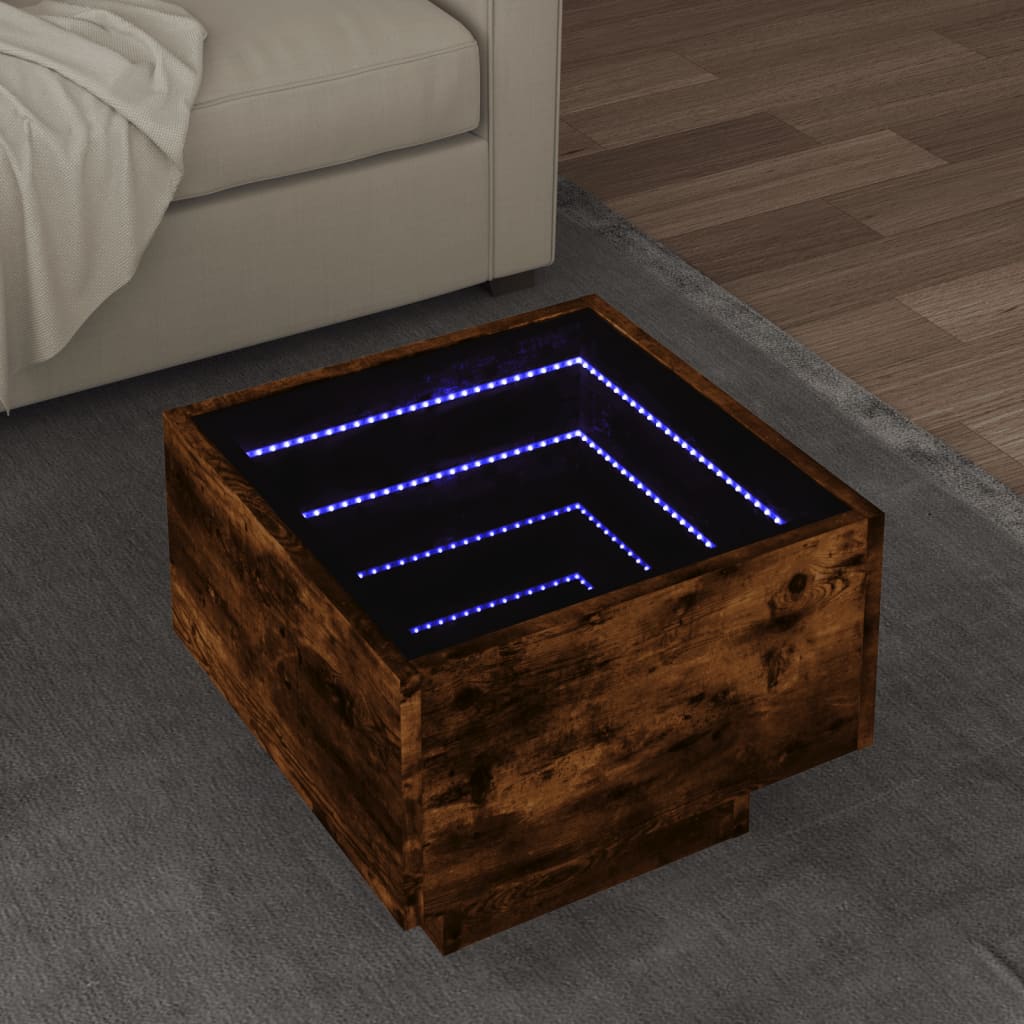VXL8721102676789_m_en_hd_1.jpg vidaXL Bočný stolík s LED dymový dub 40x40x30 cm kompozitné drevo – Obrázok 1