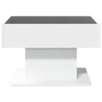 vidaXL Konferenčný stolík s LED biely 70x50x45 cm kompozitné drevo – Obrázok 6