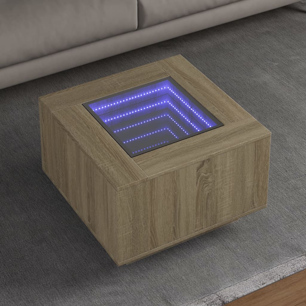 VXL8721102677465_m_en_hd_1.jpg vidaXL Konferenčný stolík+LED, dub sonoma 60x60x40cm, kompozitné drevo – Obrázok 1