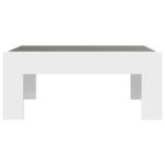 vidaXL Konferenčný stolík s nekonečnými LED biely 70x50x30 cm – Obrázok 6