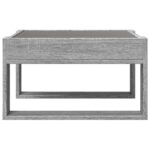 vidaXL Konferenčný stolík s nekonečnými LED sivý sonoma 50x53x30 cm – Obrázok 6