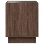 vidaXL Konferenčný stolík s nekonečnými LED hnedý dub 50x50x50 cm – Obrázok 7
